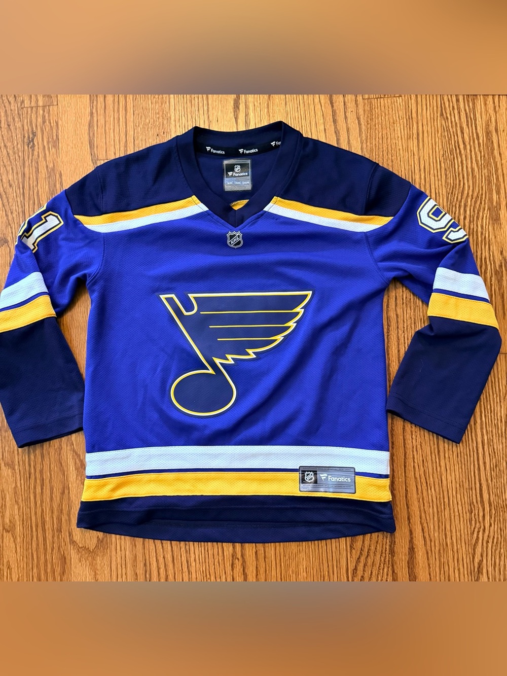 Fanatics St. Louis Blues Vladimir Tarasenko #91 NHL Jersey Youth S/M Blue